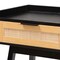 Baxton Studio Kalani MidCentury  Espresso Brown and Natural Brown Finished Wood  Console Table 220-12373-ZORO - alternate 8